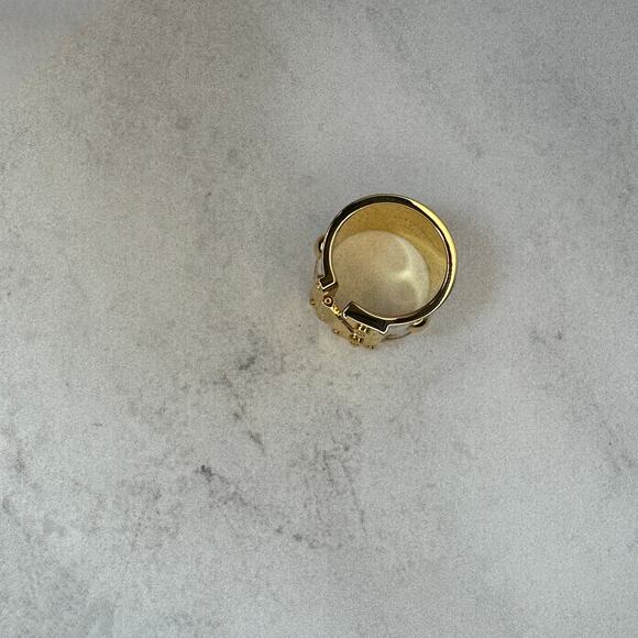 Louis Vuitton LV X TM Multicolor Ring Size M Murakami White/Gold New Rare - Picture 6 of 7